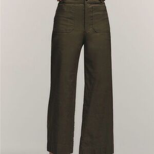 Anthropologie Maeve the Colette in Dried Fern Green Size 29